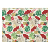 Nappe Vacances tropicales hawaïennes ALO-HO-HA (Devant (Horizontal))