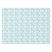 Nappe Vacances turquoises de motif de flocon de neige de (Devant (Horizontal))