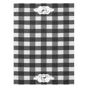 Nappe Vache de la ferme à plaid de Buffalo noir