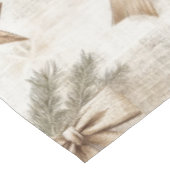 Nappe Vaches de Noël rustiques (Angle)