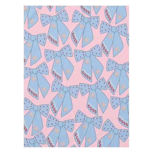 Nappe Vaches Roses Et Bleues (Devant)