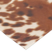 Nappe Vachette blanche à crème Brown (Angle)