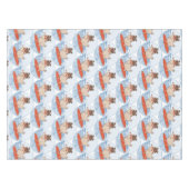 Nappe Vague à cheval heureux chien de carlin sur la plan (Devant (Horizontal))