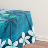 Nappe vague de surf tropicale avec palmiers (In Situ)