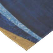 Nappe Vagues bleues et or (Angle)