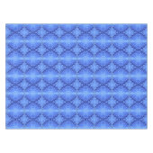 Nappe Vagues bleues réfléchissantes Moderne Design abstr (Devant (Horizontal))