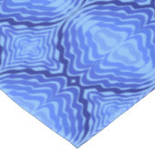 Nappe Vagues bleues réfléchissantes Moderne Design abstr (Angle)