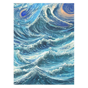 Nappe Vagues de l'océan bleu