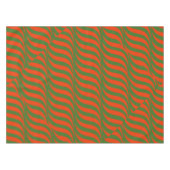 Nappe Vagues rouges et vertes (Devant (Horizontal))