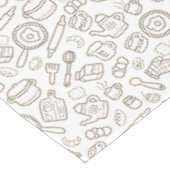 Nappe Vaisselle blanc gris (Angle)