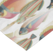 Nappe Vaisselle merveilleuse de poissons d'océan profond (Angle)