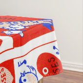 Nappe Valentine Retro Love Hugs Motif (In Situ)