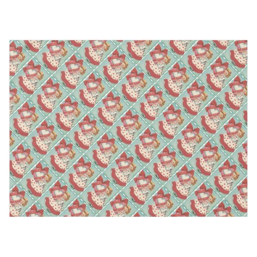 Nappe Valentine vintage (Devant (Horizontal))