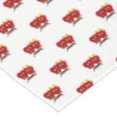 Nappe Valentine's Day Tablecloth Couple Red Hearts (Angle)