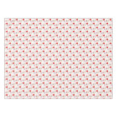 Nappe Valentine's Day Tablecloth Dog Red Hearts (Devant (Horizontal))