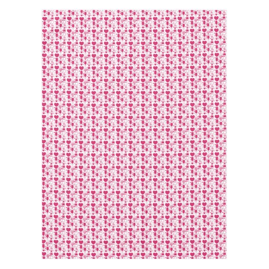 Nappe Valentines éléments de jour motif (Devant)