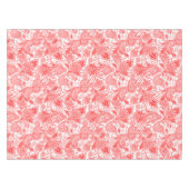 Nappe Valentines Ornées Rouge Sur Blanc Ornat Paisley (Devant (Horizontal))
