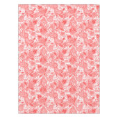 Nappe Valentines Ornées Rouge Sur Blanc Ornat Paisley (Devant)