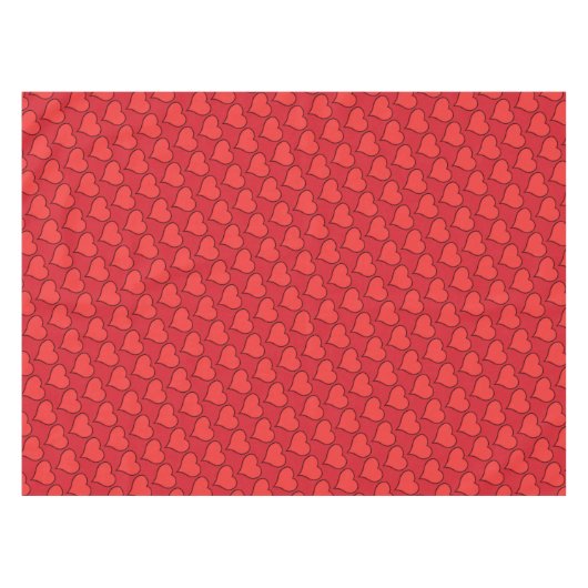 Nappe Valentine's Tablecloth Custom Valentine's Decor (Devant (Horizontal))