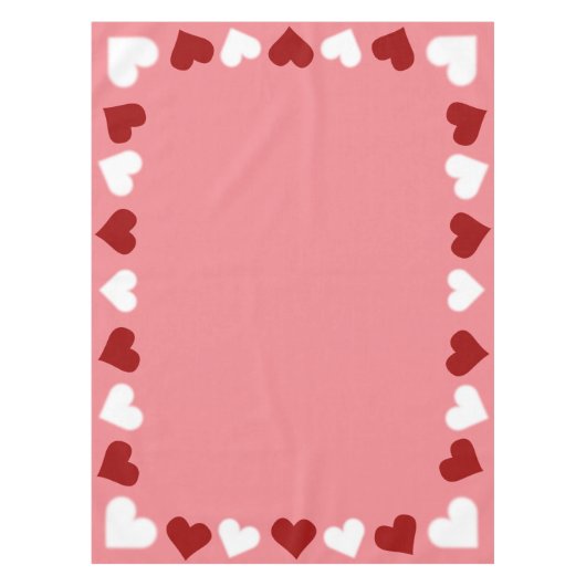Nappe Valentine's Tablecloth Custom Valentine's Decor (Devant)