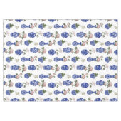 Nappe Vases et fleurs bleus de chinoiserie (Devant (Horizontal))