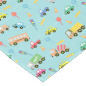 Nappe Véhicules de transport bleu (Angle)