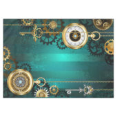 Nappe Veille bijoux Steampunk sur un Arrière - plan vert (Devant (Horizontal))