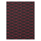 Nappe Veille rouge de l'autel occulte Satanique de Lucif (Devant)