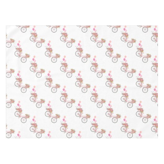 Nappe Vélo Whimsical Rose (Devant (Horizontal))
