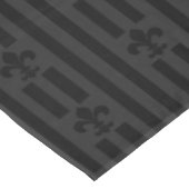 Nappe Velours noir fleur de Lis (Angle)