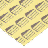 Nappe Vente de gâteau de couche jaune tranche de chocola (Angle)