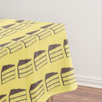 Vente de gâteau de couche jaune tranche de chocola