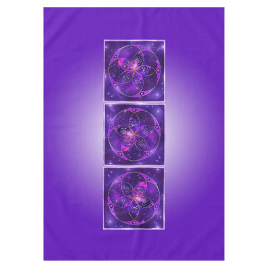 Nappe Vénusblume violet univers + vos idées (Devant)
