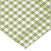 Nappe Véranda de campagne carreaux verts gingham rustiqu (Angle)