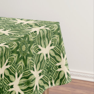 Nappe verdure abstraite botanique palmier tropical feuil