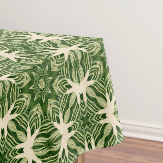Nappe verdure abstraite botanique palmier tropical feuil (In Situ)