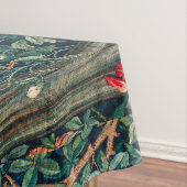 Nappe VERDURE, Hares d'ANIMAUX FORESTIERS, Tablec Floral (In Situ)