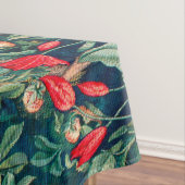 Nappe VERDURE, Hares d'ANIMAUX FORESTIERS, Vert Floral (In Situ)