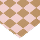 Nappe Vérificateurs roses et Brown (Angle)