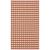 NAPPE VÉRIFICATION ROUGE ET CRÈME (Devant)