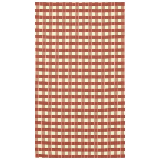 NAPPE VÉRIFICATION ROUGE ET CRÈME (Devant)