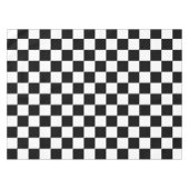 Nappe Vérifier noir blanc À damiers Motif tableau de bor (Devant (Horizontal))
