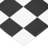 Nappe Vérifier noir blanc À damiers Motif tableau de bor (Angle)