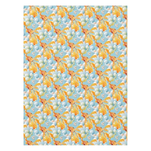 Nappe Vermillion Oiseaux Dans L'Eau Bubble Pastel (Devant)