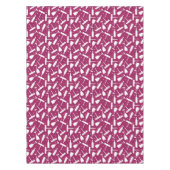 Nappe Verres et bouteilles de vin de Bourgogne estampill (Devant)