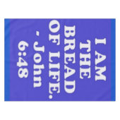 Nappe verset biblique de Jean 6:48. (Devant (Horizontal))