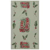 Nappe Vert 1876 Joyeux Noël (Devant)