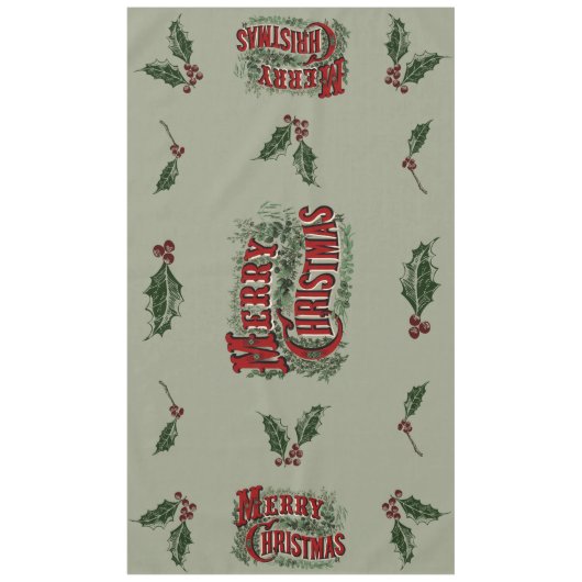 Nappe Vert 1876 Joyeux Noël (Devant)