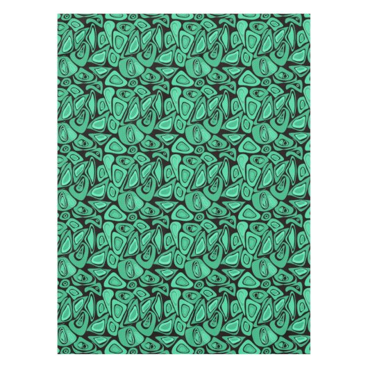 Nappe Vert, abstrait, rétro (Devant)