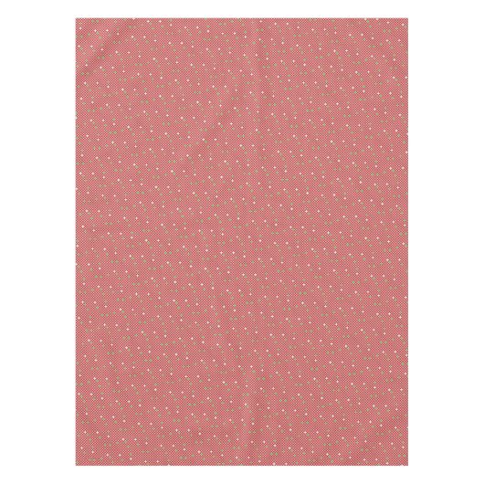 Nappe Vert blanc rouge de motif graphique diagonal de (Devant)